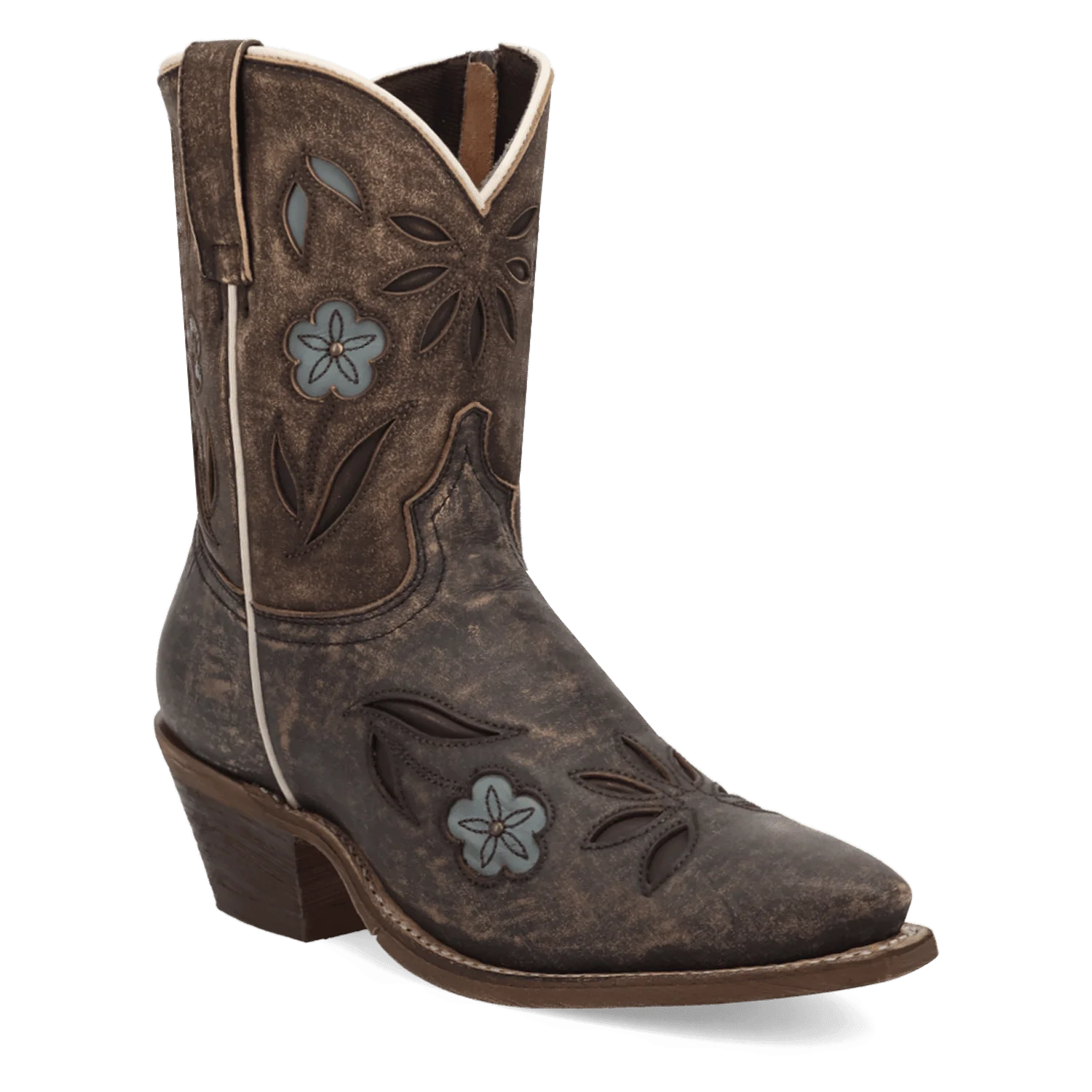 WILD PETAL LEATHER BOOTIE